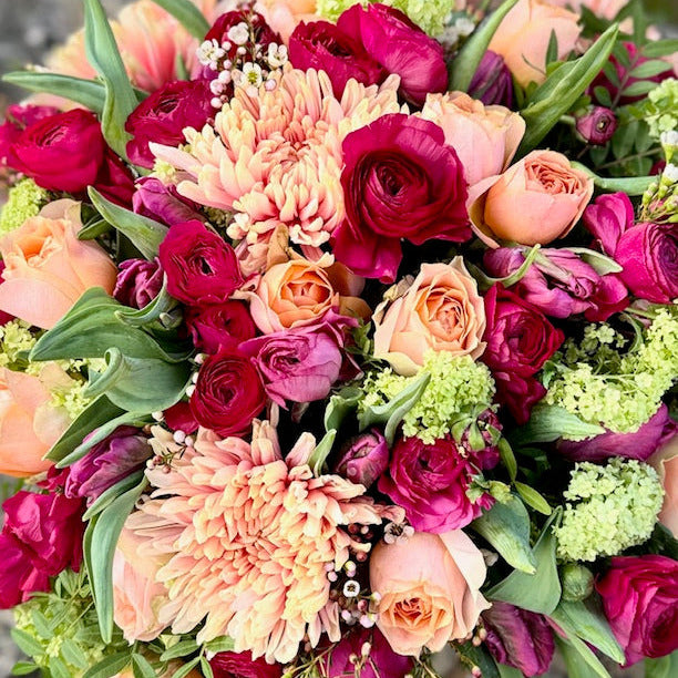 SALMA-Bouquet pêche framboise de saison