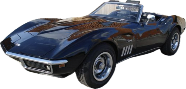 forfait mariage CORVETTE C3 cabriolet 1969 décorée avec chauffeur