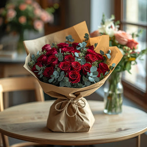 Bouquet de Roses Rouges 