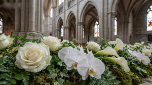 Le Chemin d'Éternité | Décoration Florale Funéraire de Prestige