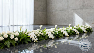 Le Chemin d'Éternité | Décoration Florale Funéraire de Prestige