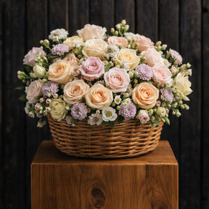 Фиолетовая элегантность – сверкающий сезонный букет