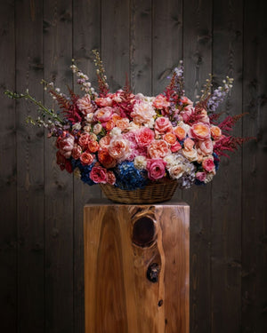 L’Oasis des Palaces | Composition XXL Luxe 600 & 950 CHF | Blue Flowers Lausanne