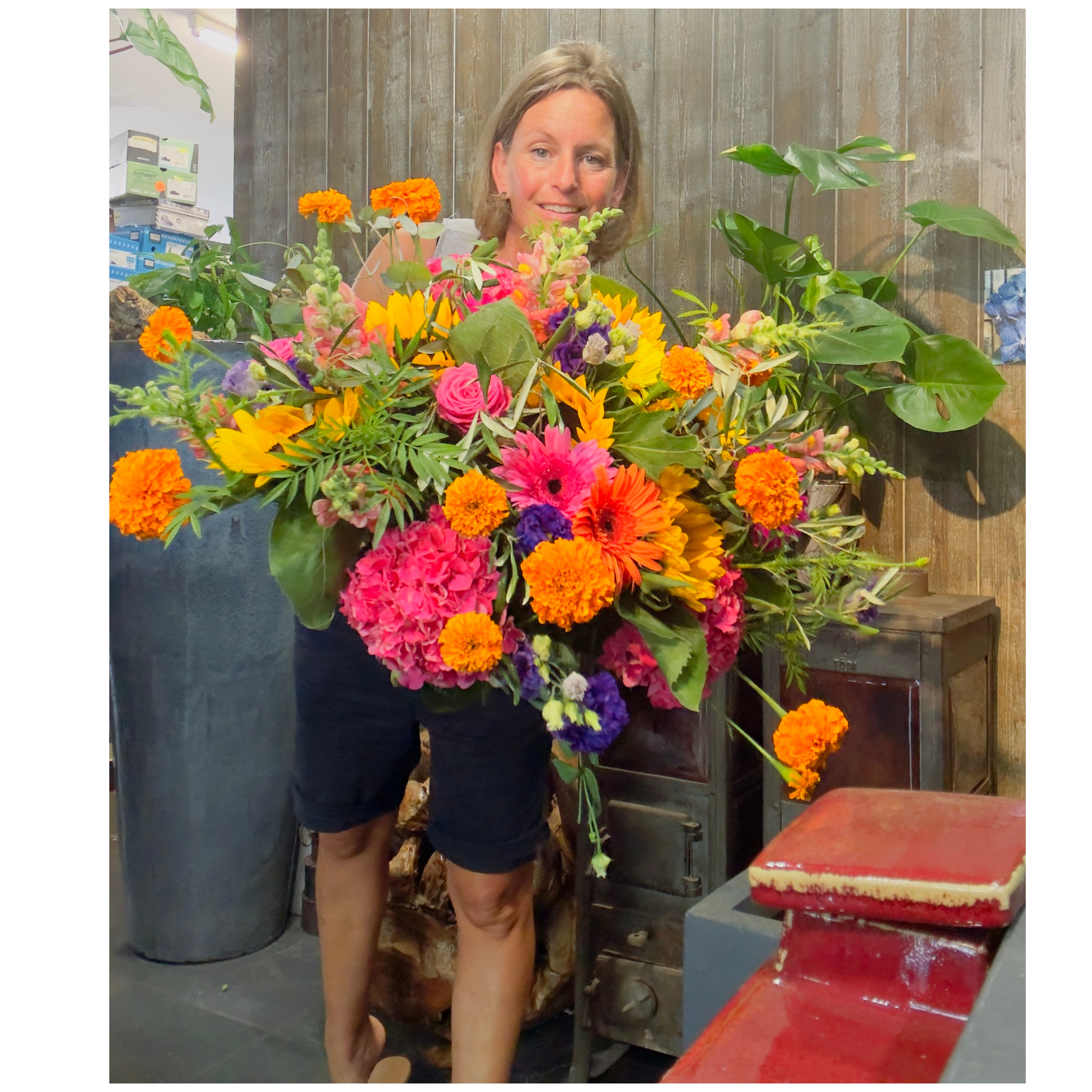 Bouquet Tournesol — Rayon de Soleil & Couleurs Vives