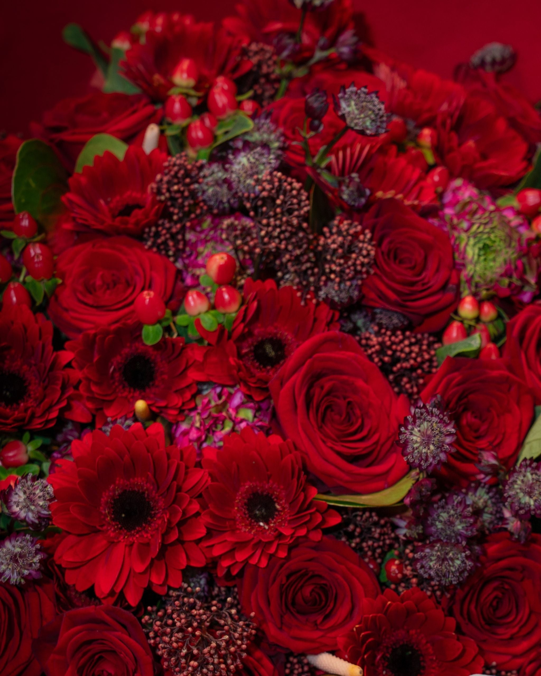 ❤️ Bouquet Signature  Lausanne – Bouquet XXL Luxe 500 & 850 CHF | Blue Flowers