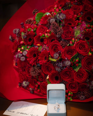 ❤️ Bouquet Signature  Lausanne – Bouquet XXL Luxe 500 & 850 CHF | Blue Flowers