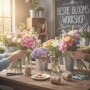 WORKSHOP-Atelier Floral en Duo avec Jessica | Expérience Créative & Pétillante à Lausanne