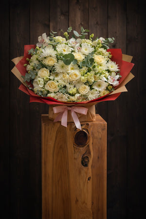 Bouquet Blanc d'Exception | Livraison Fleurs Lausanne Prestige | 100.- à 650.-