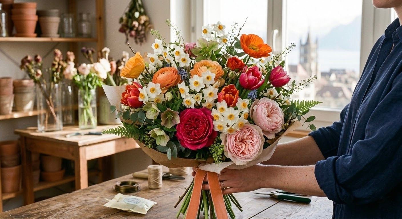 Bouquet Narcisse de Shiraz – Journée des Femmes | Livraison Lausanne