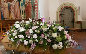 Dessus de cercueil, deuil 