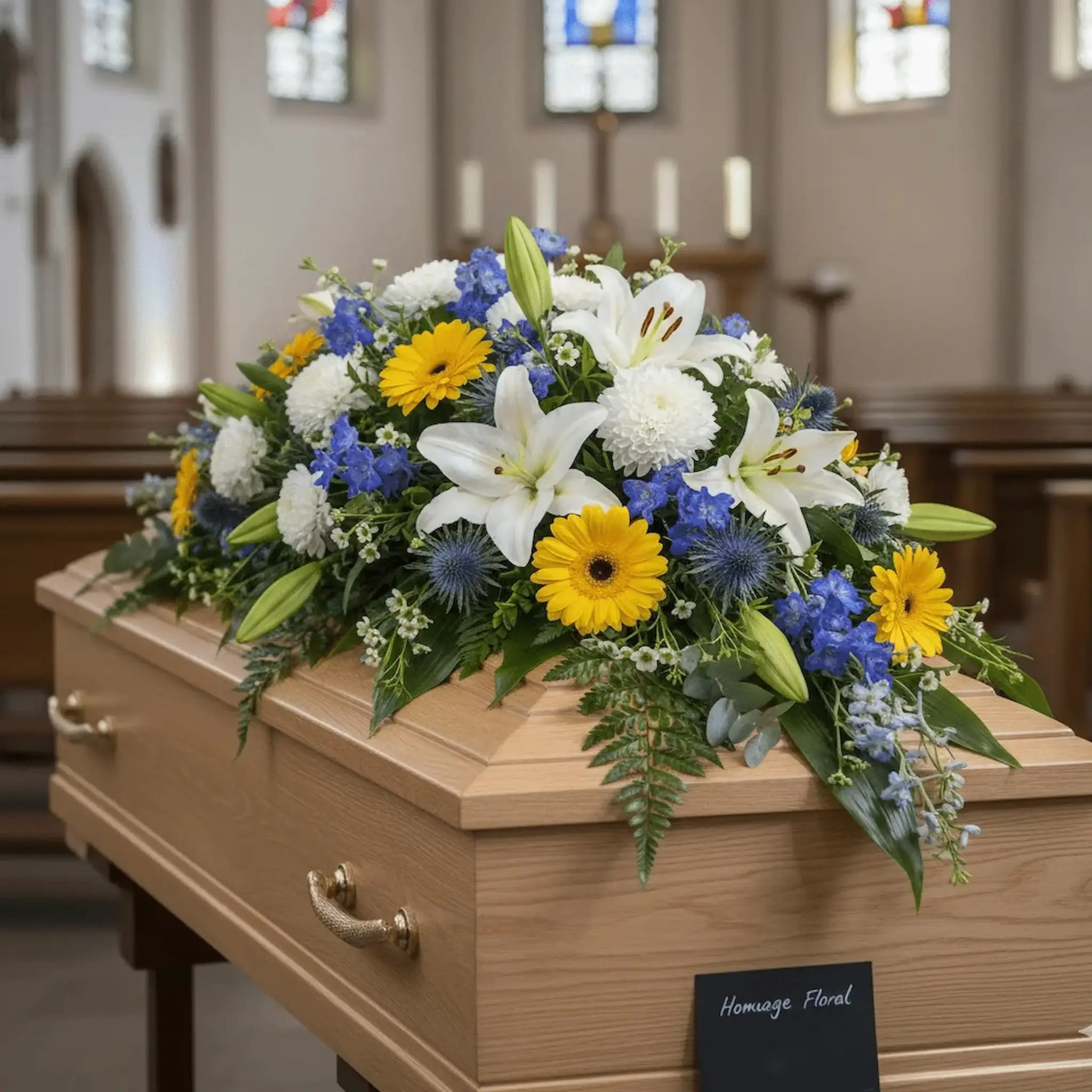 Dessus de cercueil Dernier Hommage